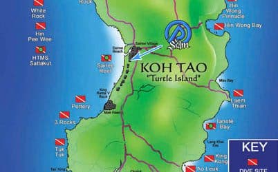 dive sites koh tao