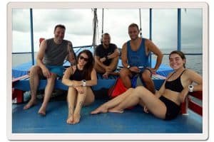 1 Divers during Surface Interval