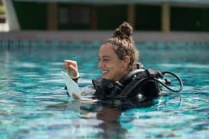 instructor teaching skills at the surface