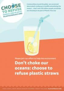 plastic free july no straws campaign 724x1024