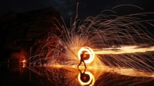 fire spinning